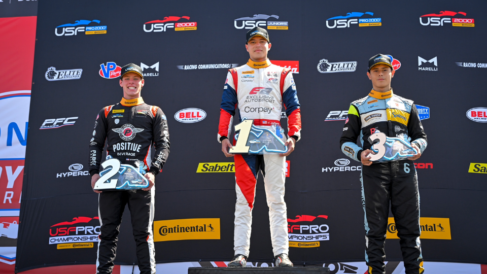 Jeffers Reclaims USF Pro 2000 Points Lead  with Markham Win