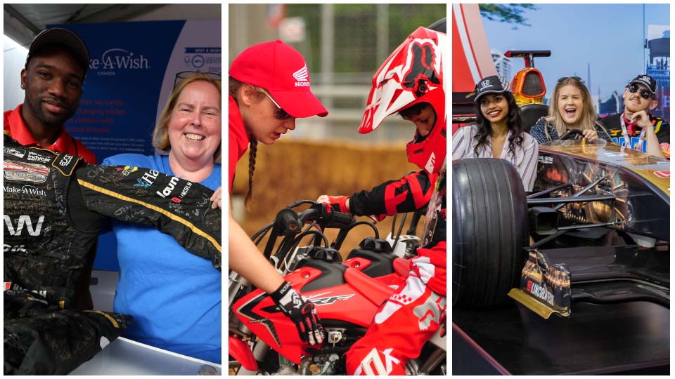 Fan activities at the Honda Indy Toronto