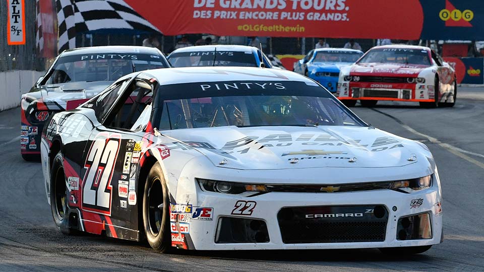 NASCAR Pinty's Series Cars on track