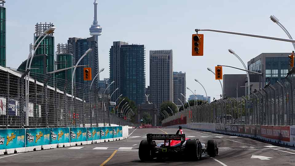 Robert Wickens exits turn 11